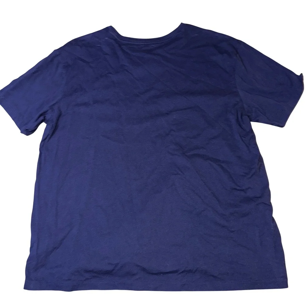 Polo‎ Ralph Lauren T-Shirt XL Navy Blue Red Pony Logo Short Sleeve Crewneck